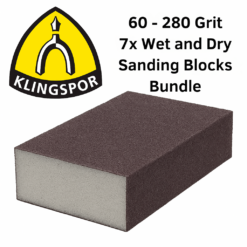 Klingspor Sanding Blocks Mixed Grit 7PCS