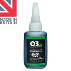 O3a Black CA Glue 50 Grams