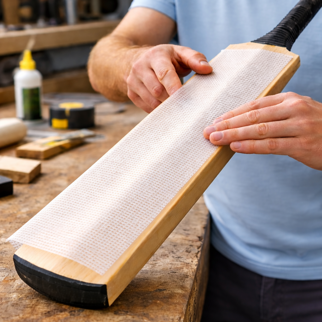 Fibreglass Anti Scuff Sheet for Cricket Bat 38cm x 13cm | Heavy Duty Bat Protection