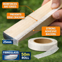 25mm cricket bat edge tape reinforcing bat edges and preventing cracks