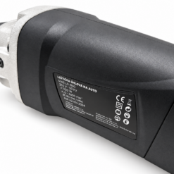 Polisher sander 180mm side label with data info