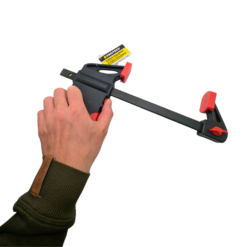 quick release clamp 150mm holding wood during assembly work